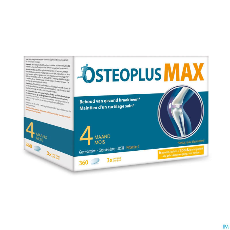 Osteoplus max 4 mois    comp 360