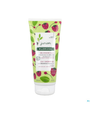 Klorane petit junior gel douche framboise 200ml nf