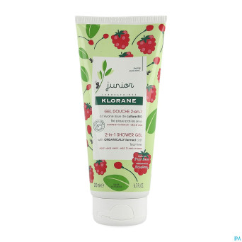 Klorane petit junior gel douche framboise 200ml nf
