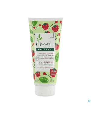 Klorane petit junior gel douche framboise 200ml nf