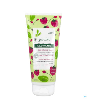 Klorane petit junior gel douche framboise 200ml nf