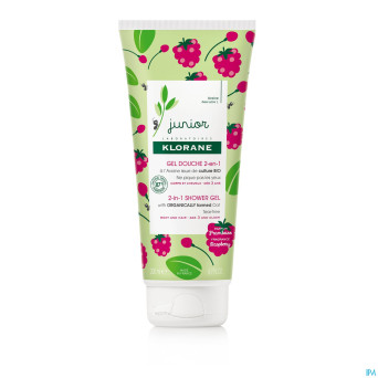 Klorane petit junior gel douche framboise 200ml nf