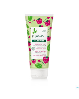 Klorane petit junior gel douche framboise 200ml nf