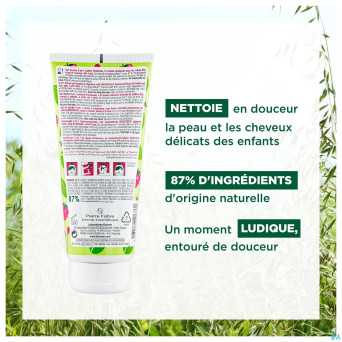 Klorane petit junior gel douche framboise 200ml nf