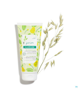 Klorane petit junior gel douche poire    200ml nf