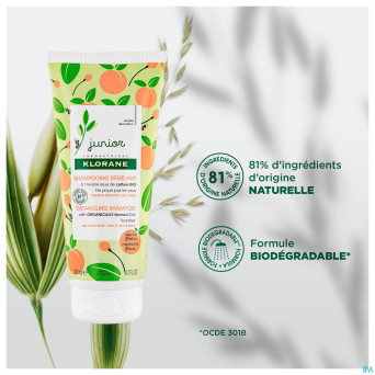 Klorane petit junior sh peche demelant 200ml    nf