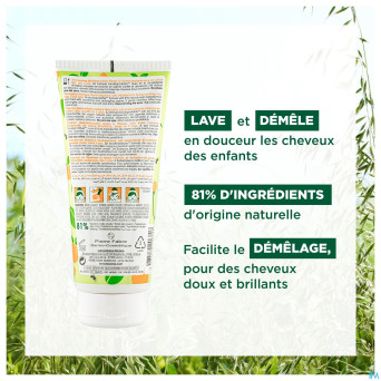 Klorane petit junior sh peche demelant 200ml    nf