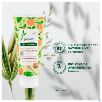 Klorane petit junior sh peche demelant 200ml    nf