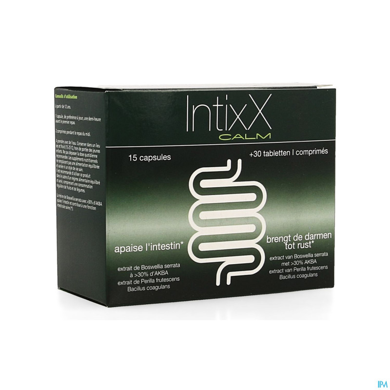 Intixx calm    v-caps 15 + comp pell 30