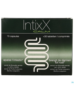 Intixx calm    v-caps 15 + comp pell 30