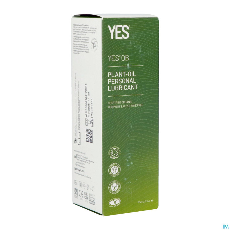 Yes ob lubrifiant intime base hle veg.  80ml