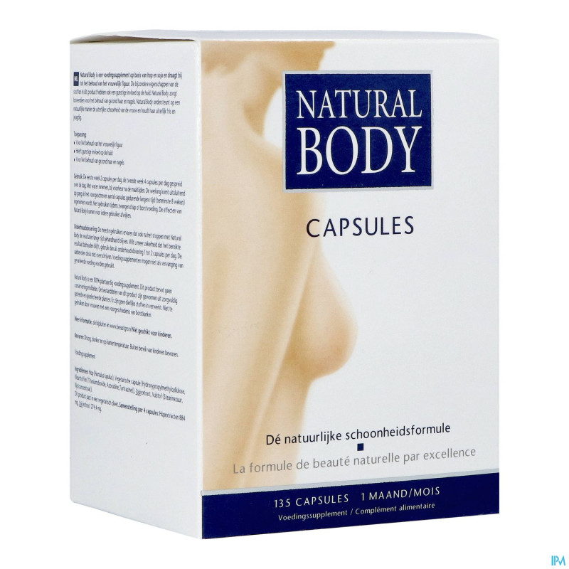 Natural body    caps 135