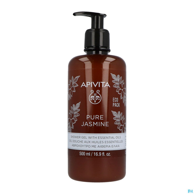Apivita pure jasmine shower gel 500ml