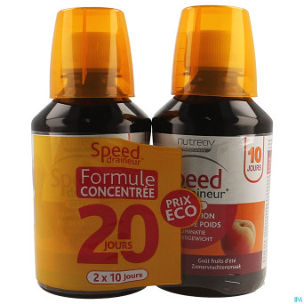 Speed draineur ultra arome fruits ete   fl 2x280ml