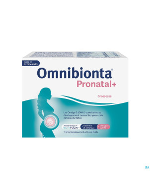 Omnibionta pronatal+ 12 semaines comp 84 + caps 84