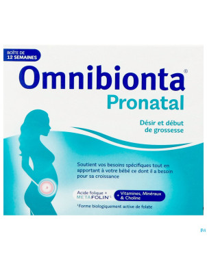 Omnibionta pronatal 12 semaines    comp 84