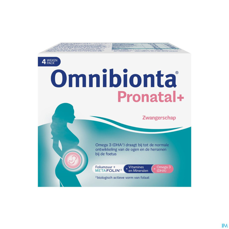 Omnibionta pronatal+ 4 semaines  comp 28 + caps 28