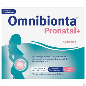 Omnibionta pronatal+ 4 semaines  comp 28 + caps 28