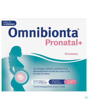 Omnibionta pronatal+ 4 semaines  comp 28 + caps 28