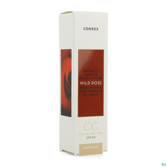 Korres kf rose sauvage creme cc eclat light   30ml