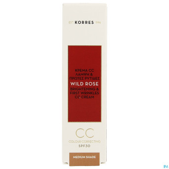 Korres kf rose sauvage creme cc eclat medium  30ml