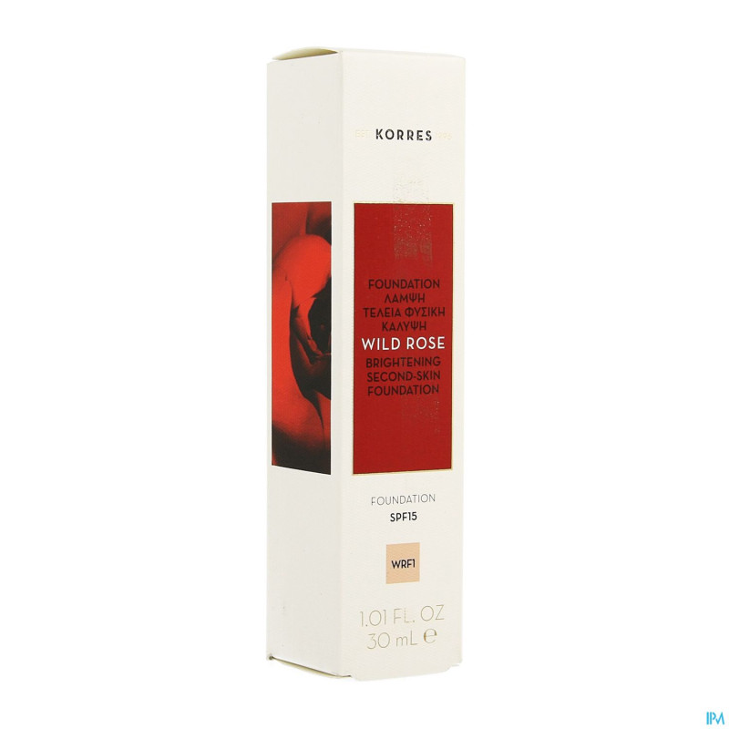 Korres km rose sauvage foundation wrf1    30ml