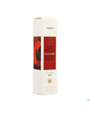 Korres km rose sauvage foundation wrf1    30ml