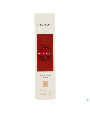 Korres km rose sauvage foundation wrf1    30ml