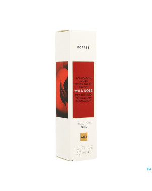 Korres km rose sauvage foundation wrf4    30ml