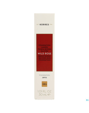 Korres km rose sauvage foundation wrf4    30ml