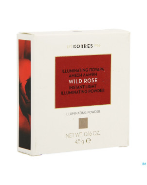 Korres km rose sauvage powder illuminating    4g