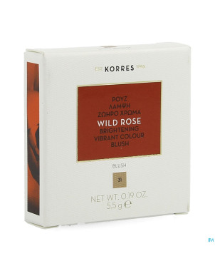 Korres km rose sauvage blush 31 light bronze  5,5g