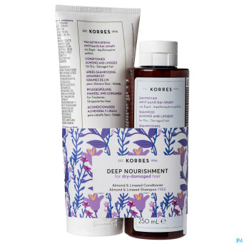 Korres kh kit nourris. intense 1+1 aman.&lin 250ml