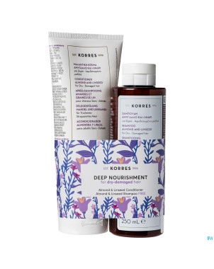 Korres kh kit nourris. intense 1+1 aman.&lin 250ml