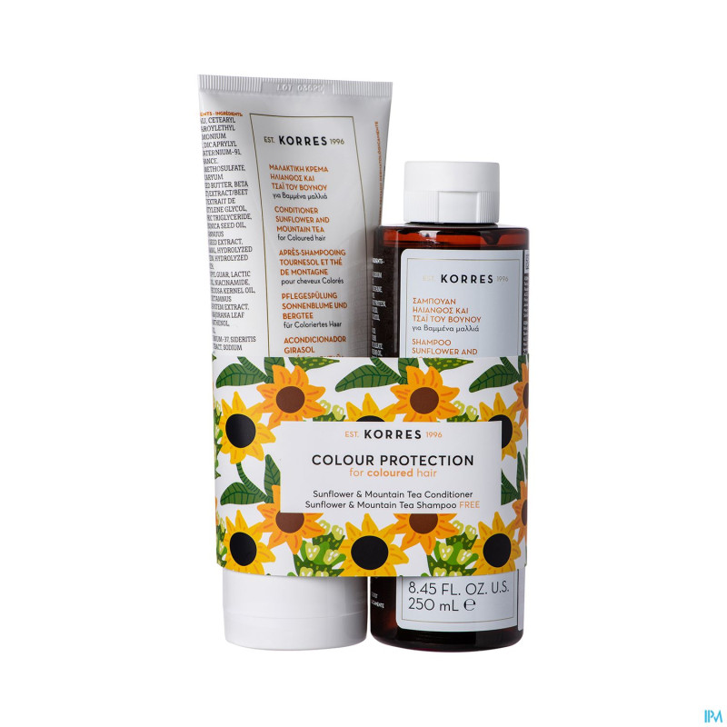 Korres kh kit prot.coul.1+1 tourn.&the mont. 250ml