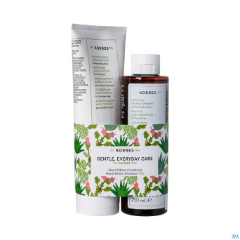 Korres kh kit usage freq. 1+1 aloe&dictame 250ml