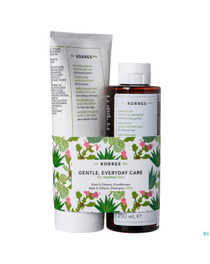 Korres kh kit usage freq. 1+1 aloe&dictame 250ml
