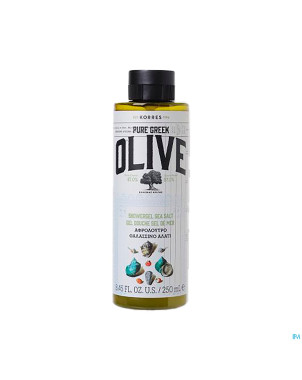 Korres kb olive & sel de mer gel douche 250ml