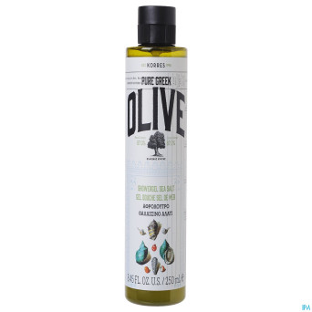 Korres kb olive & sel de mer gel douche 250ml