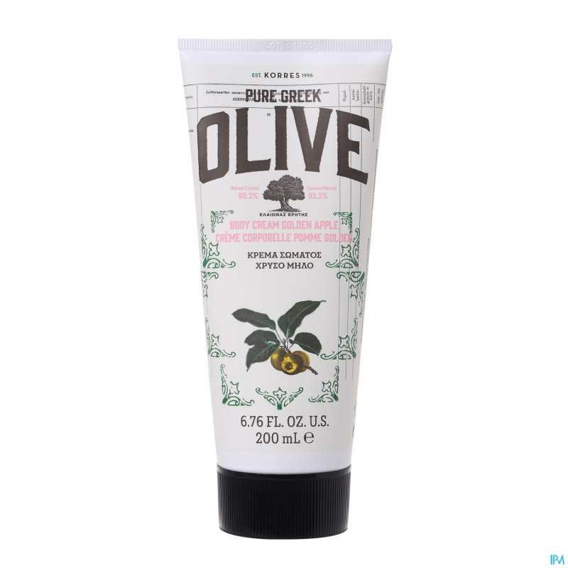 Korres kb olive & pomme golden gel douche 250ml