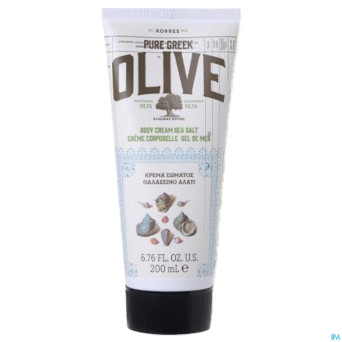 Korres kb olive & sel mer creme corporelle 200ml
