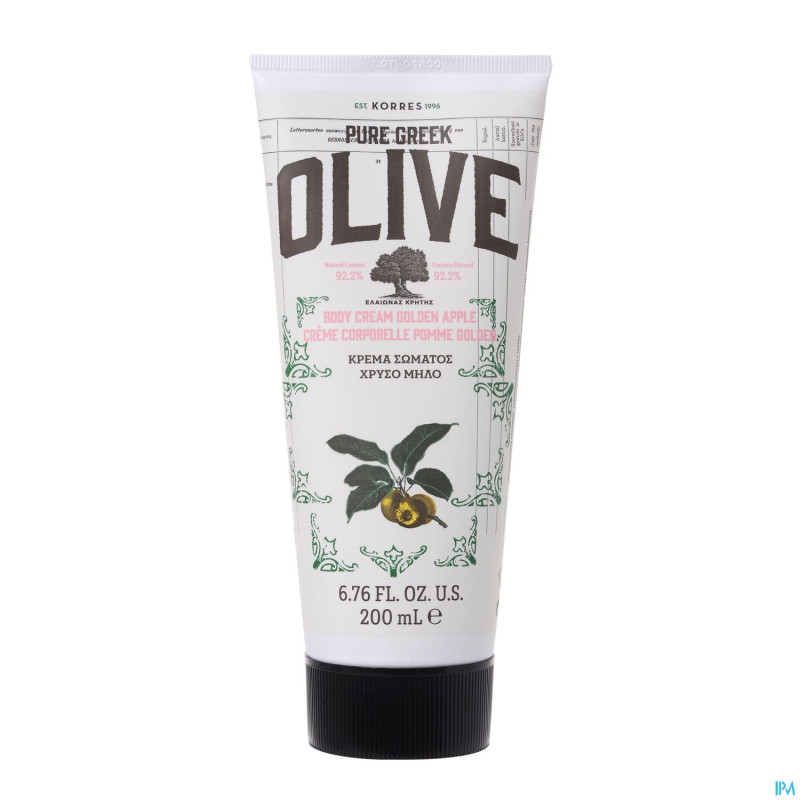 Korres kb olive & pomme golden creme corp. 200ml