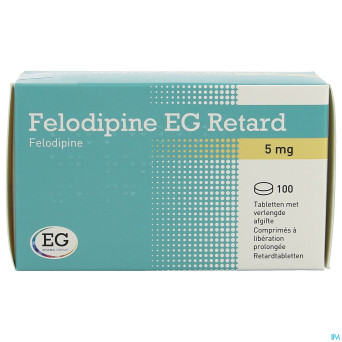 Felodipine eg retard  5mg lib.prol. comp 100