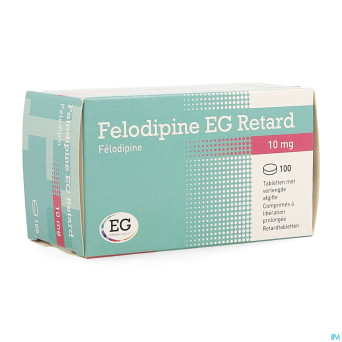 Felodipine eg retard 10mg lib.prol. comp 100