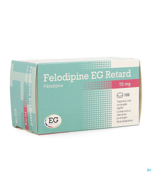 Felodipine eg retard 10mg lib.prol. comp 100