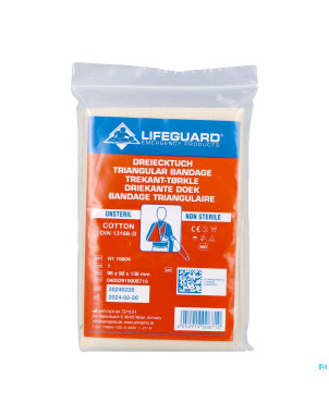 Bandage triangulaire coton 90x90x127cm