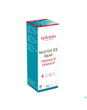 Nutrivit d3 liquid   100ml nutrisan
