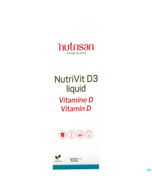 Nutrivit d3 liquid   100ml nutrisan