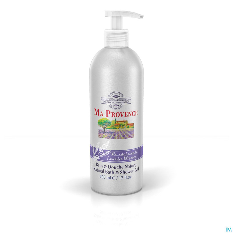Ma provence gel douche fleur lavande  500ml + pump
