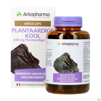 Arkogelules charbon vegetal    caps 150